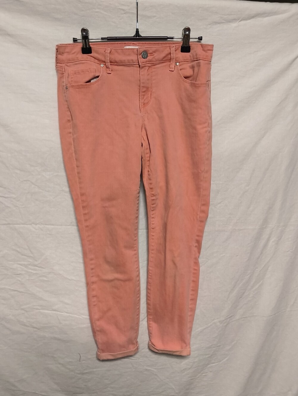 Jessica Simpson Coral Pink Skinny Jeans Size 6 /28